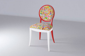 Vintage Stuhl in frechem Design